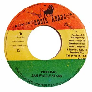 米7” Jah Wally Stars Mozambique / Frelimo none Addis Ababa /00080 Jah Wally Stars ‎– Mozambique / Frelimo - Addis Ababa 7” 45T